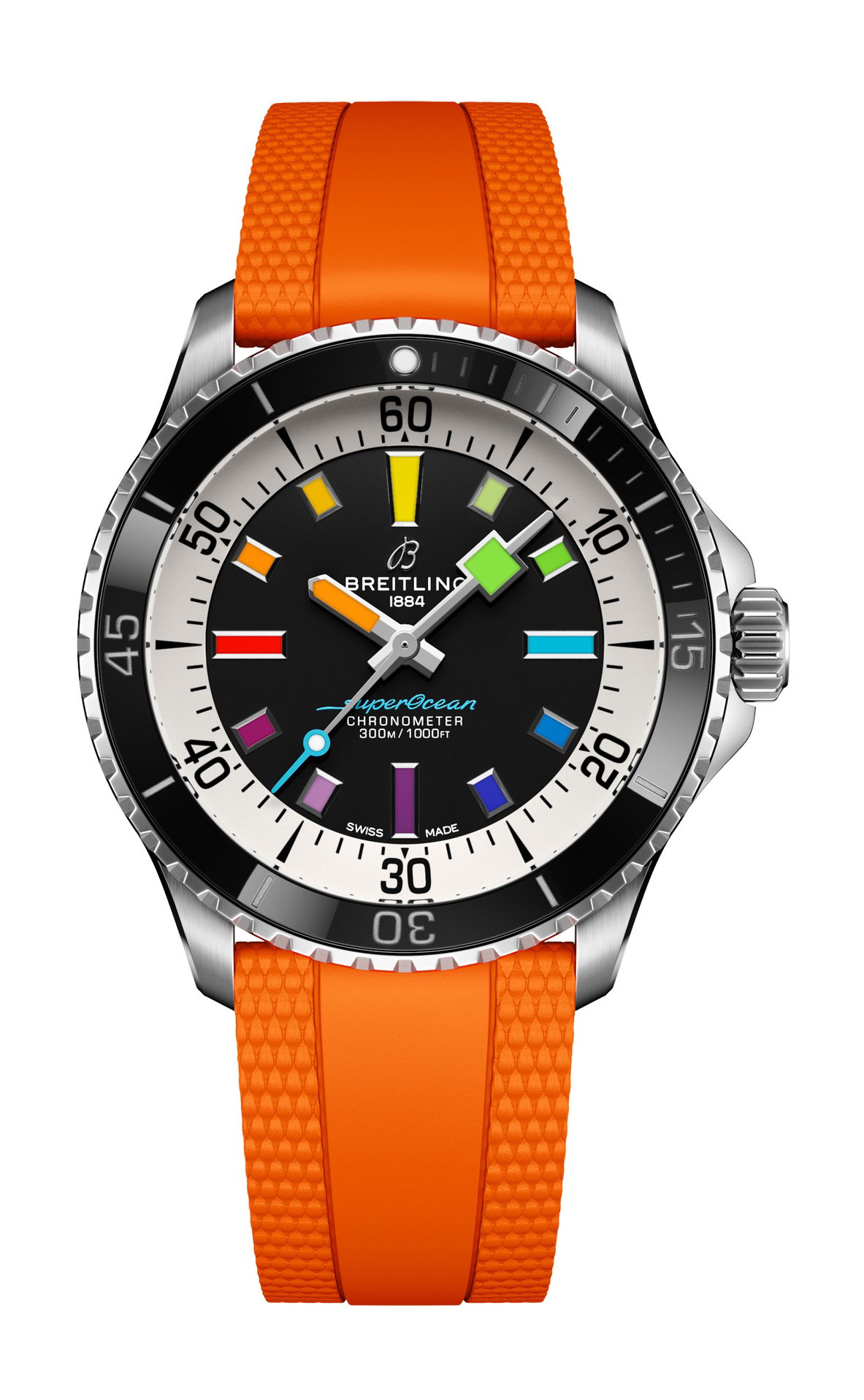 Breitling Superocean Automatic 42 luxury timepiece - detailed view
