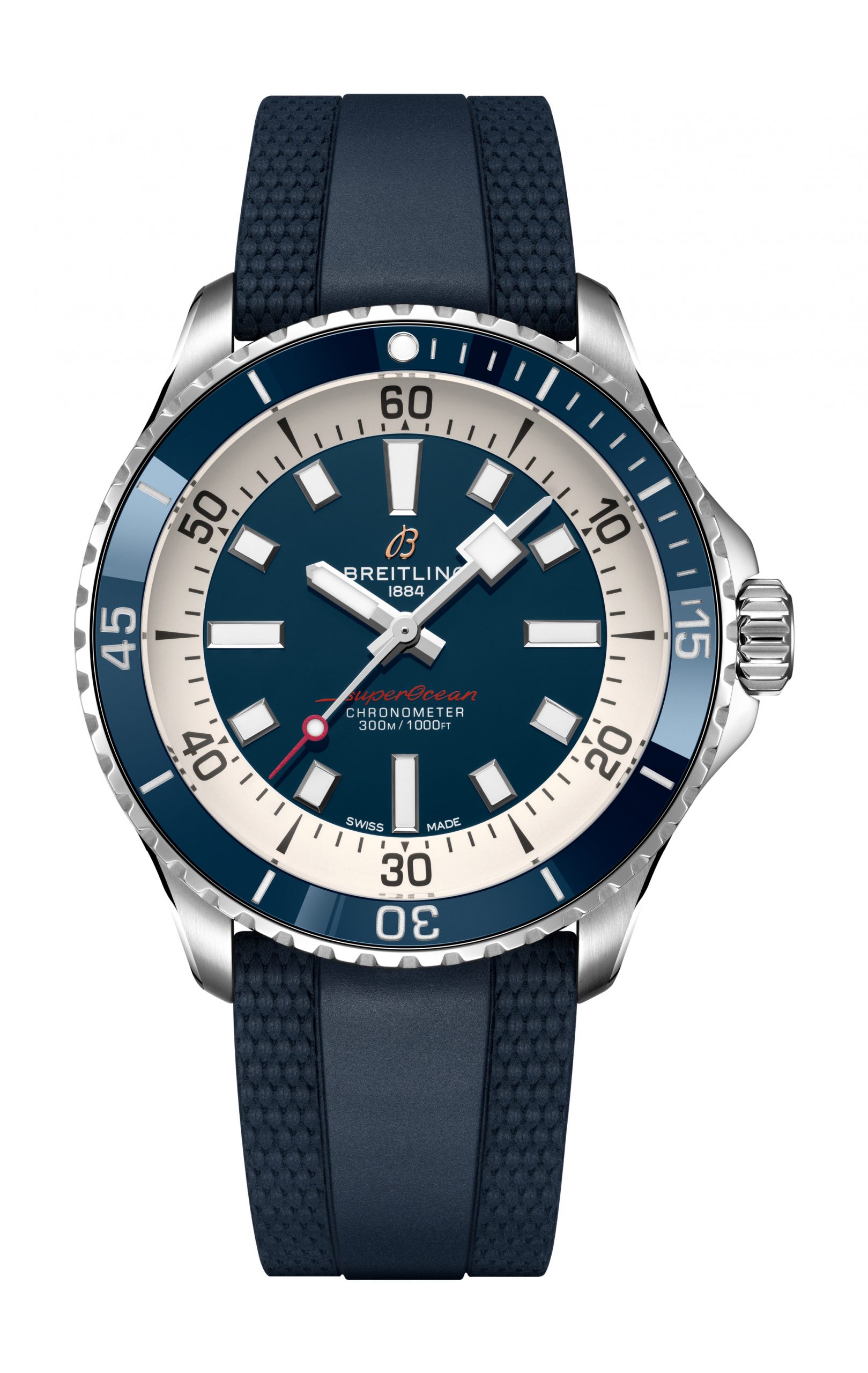 Breitling Superocean Automatic 42 luxury timepiece - detailed view