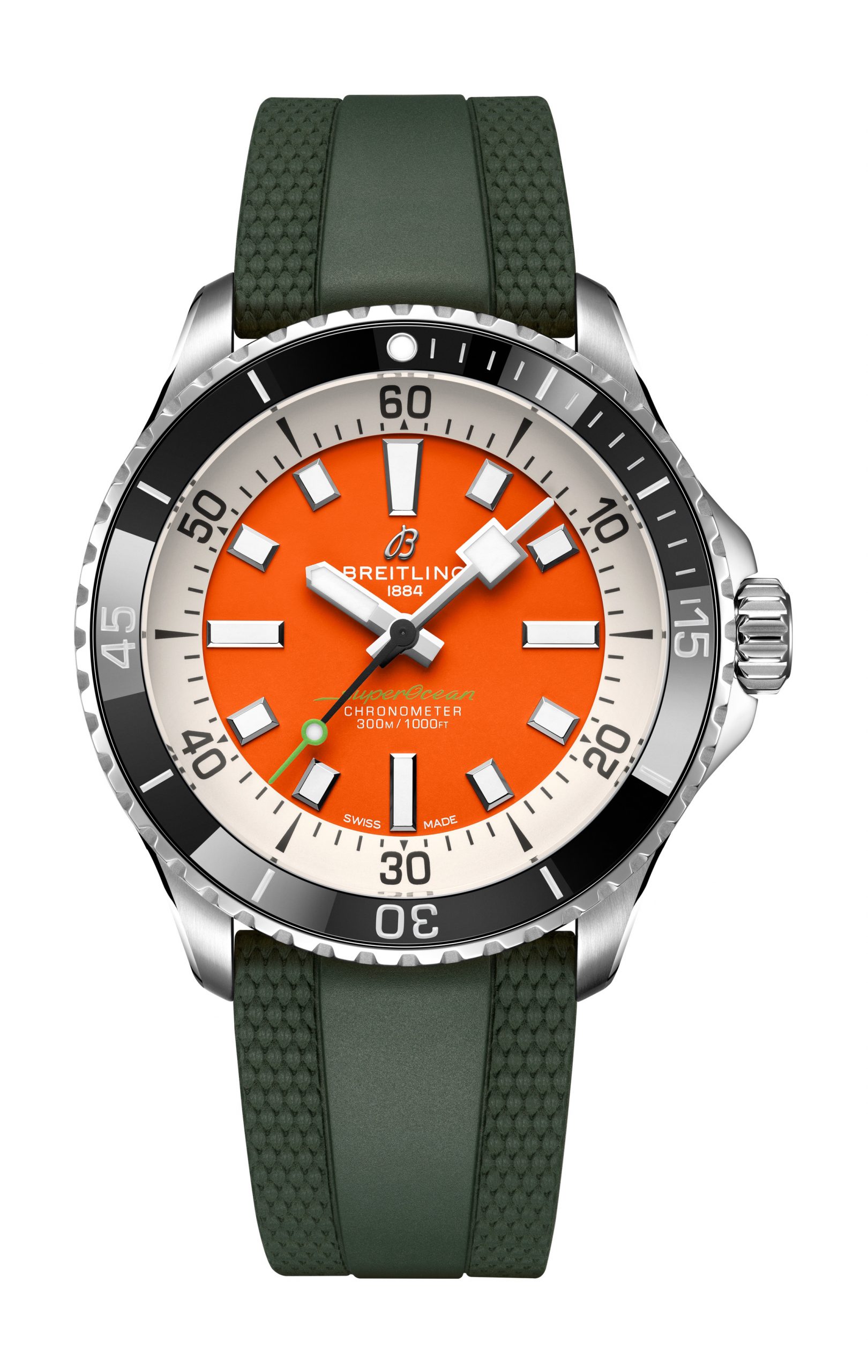 Breitling Superocean Automatic 42 Kelly Slater Limited Edition luxury timepiece - detailed view