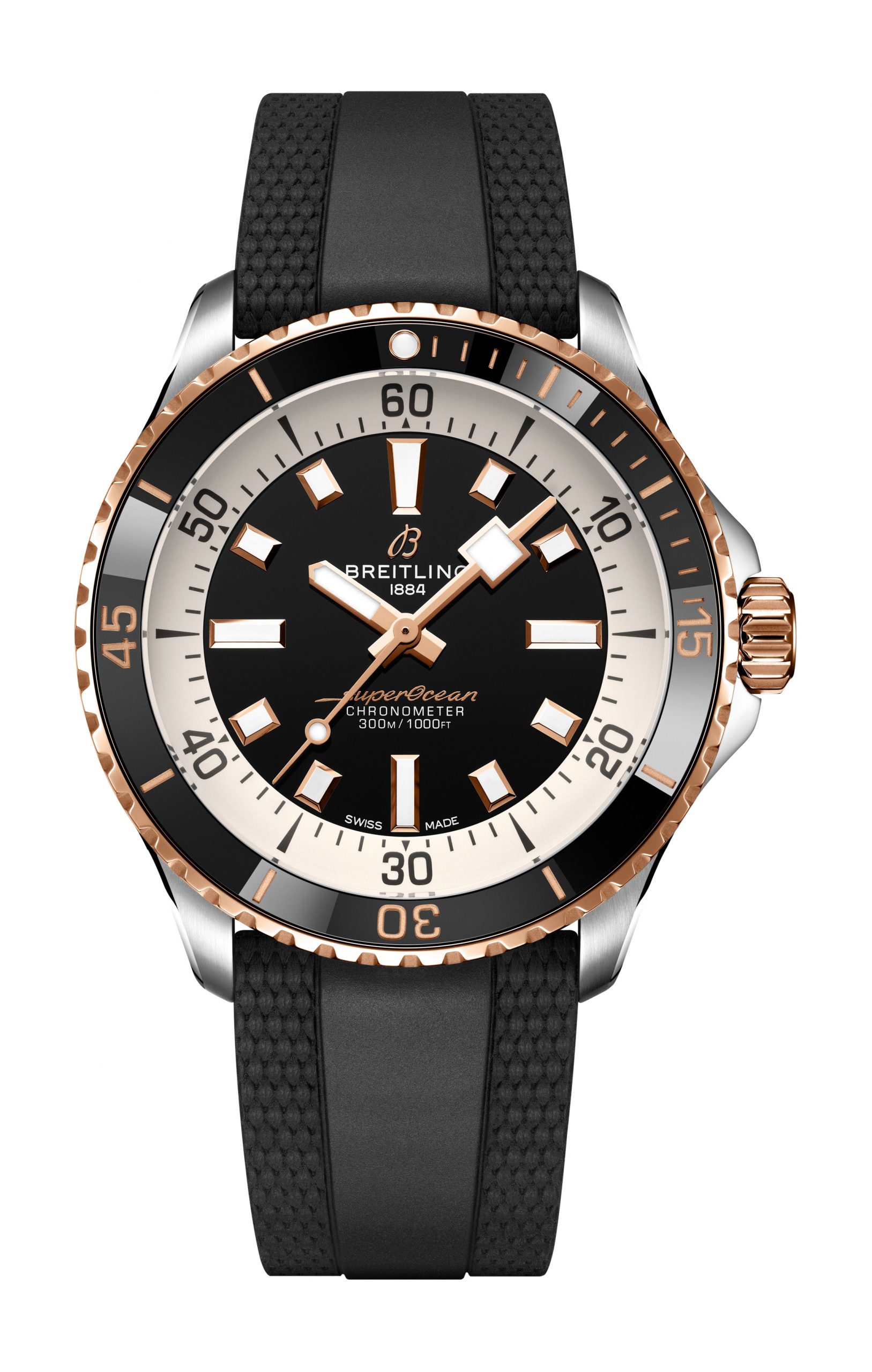 Breitling Superocean Automatic 42 luxury timepiece - detailed view