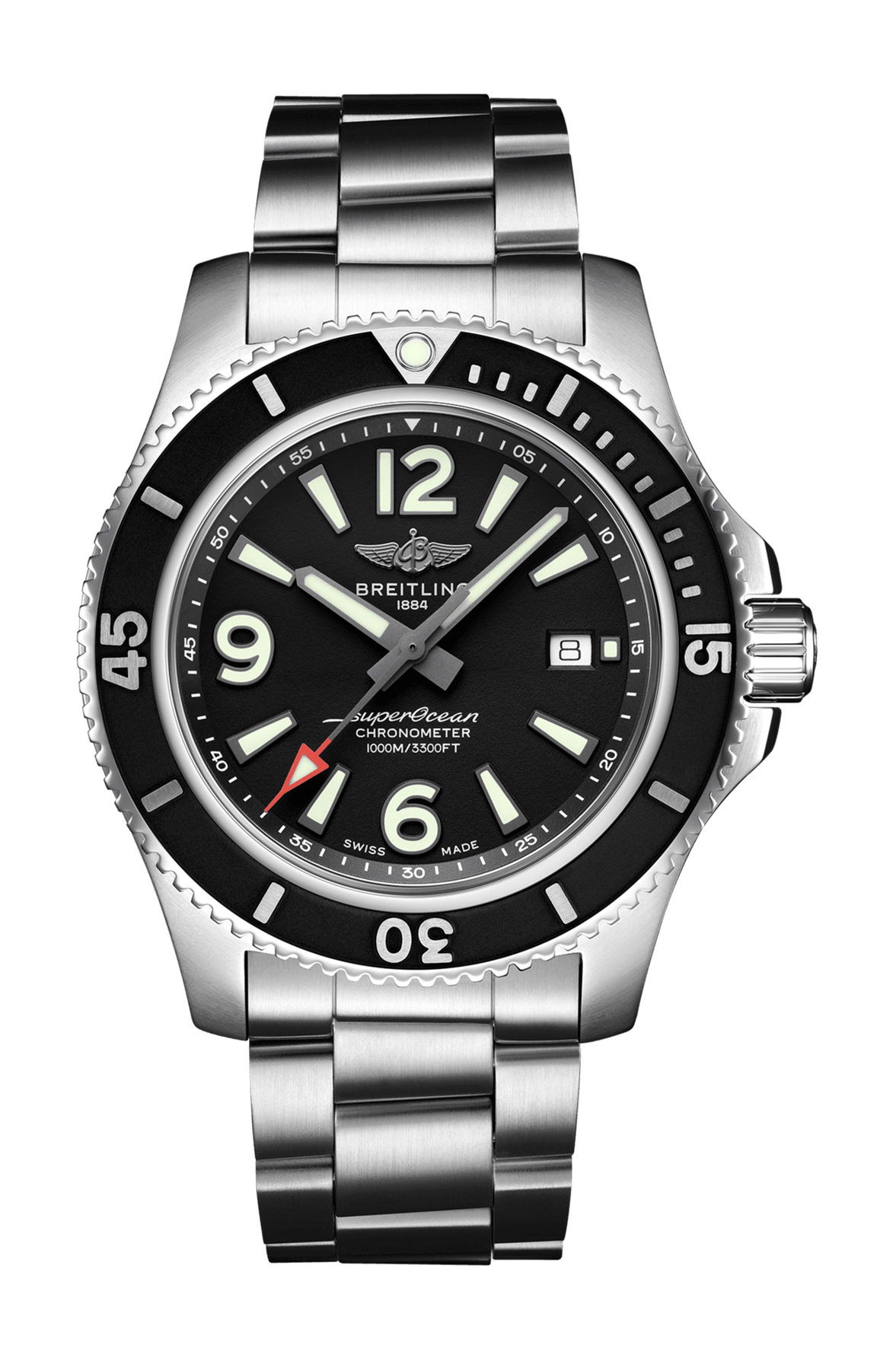 Breitling Superocean Automatic 44 luxury timepiece - detailed view