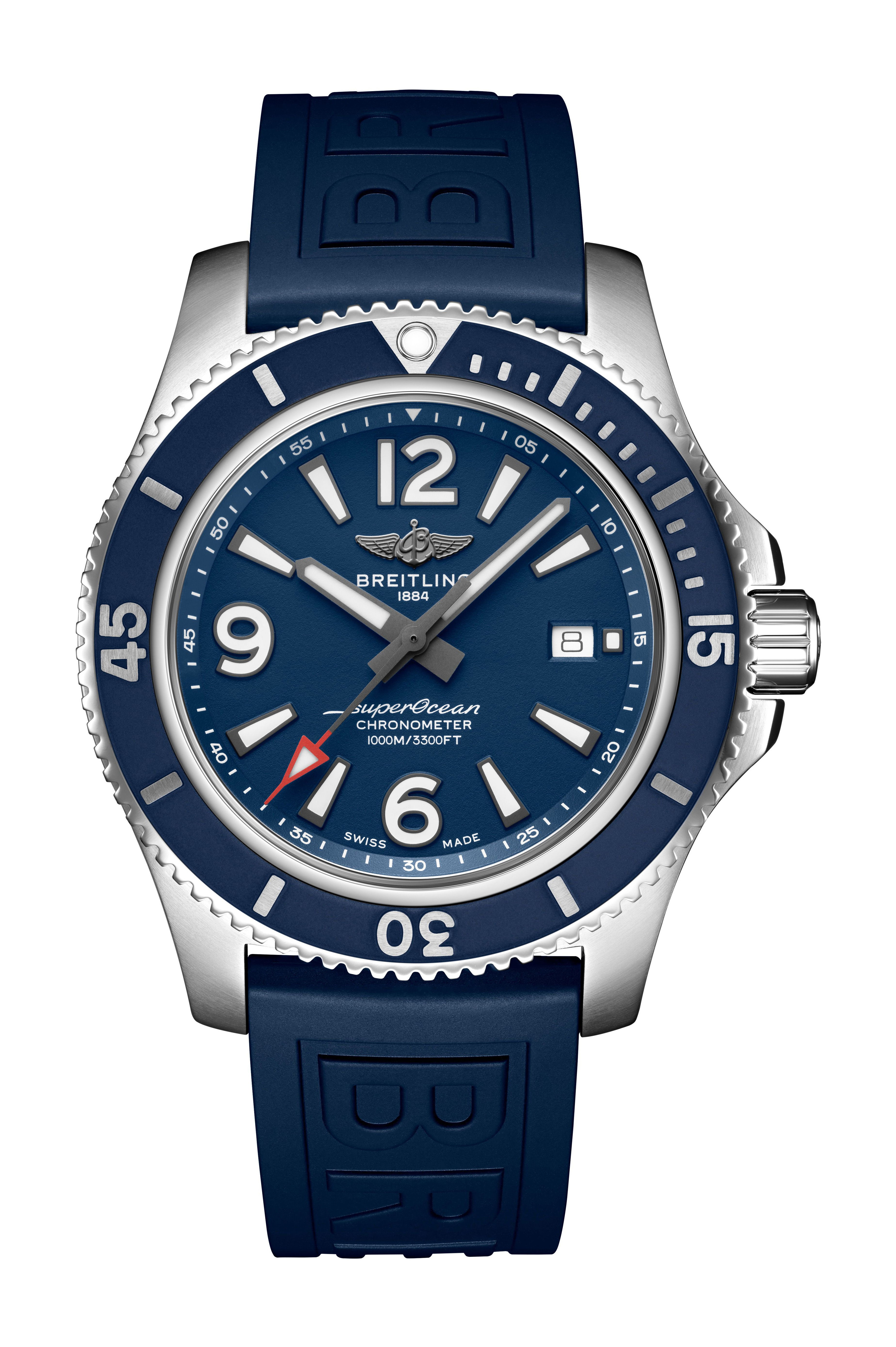 Breitling Superocean Automatic 44 luxury timepiece - detailed view
