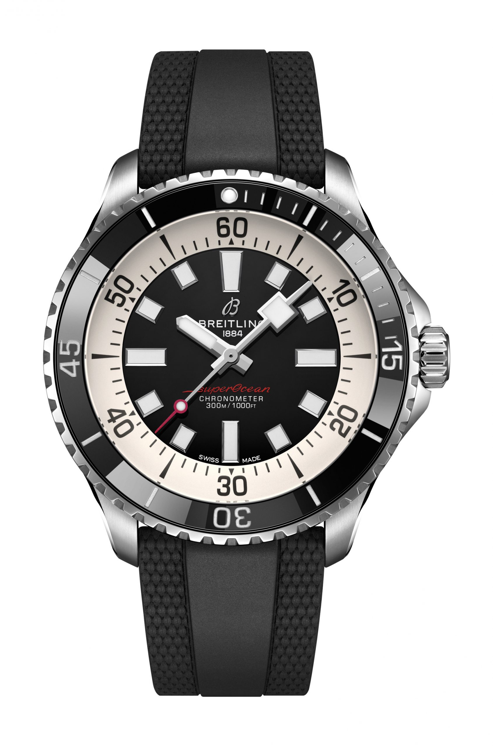 Breitling Superocean Automatic 44 luxury timepiece - detailed view