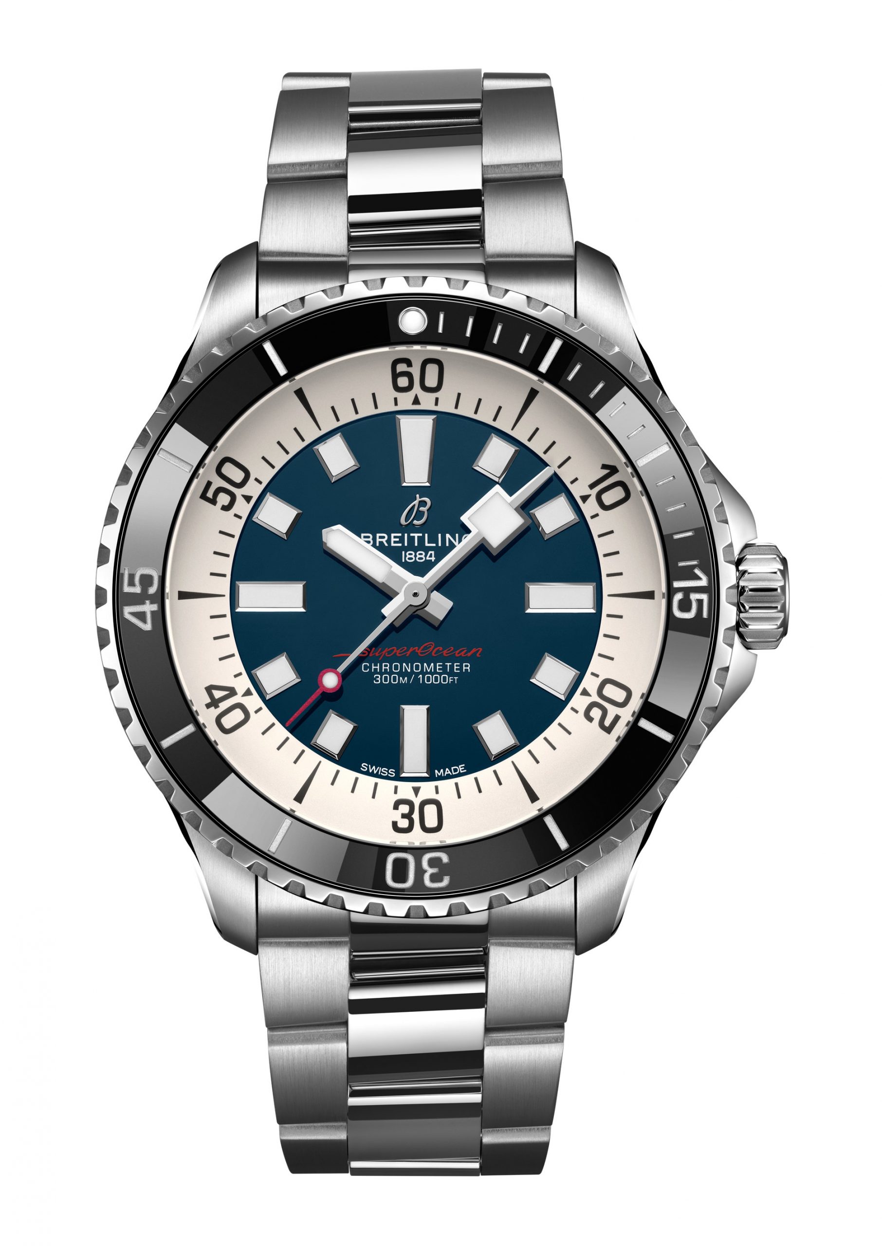 Breitling Superocean Automatic 44 luxury timepiece - detailed view