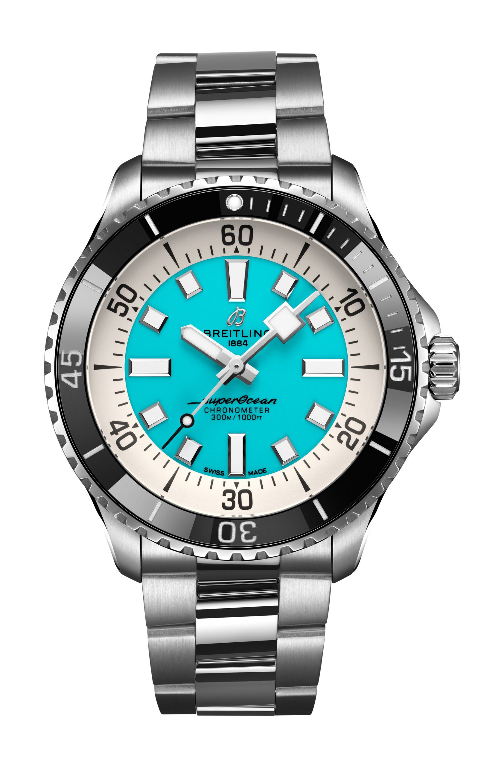 Breitling Superocean Automatic 44 luxury timepiece - detailed view