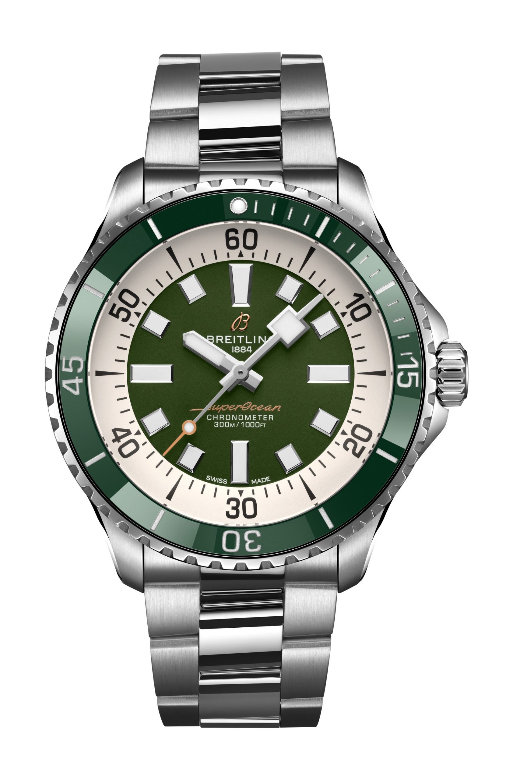 Breitling Superocean Automatic 44 luxury timepiece - detailed view