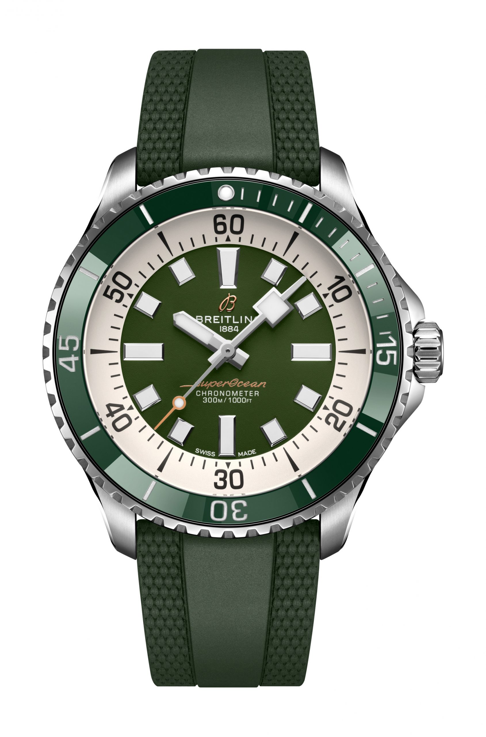 Breitling Superocean Automatic 44 luxury timepiece - detailed view