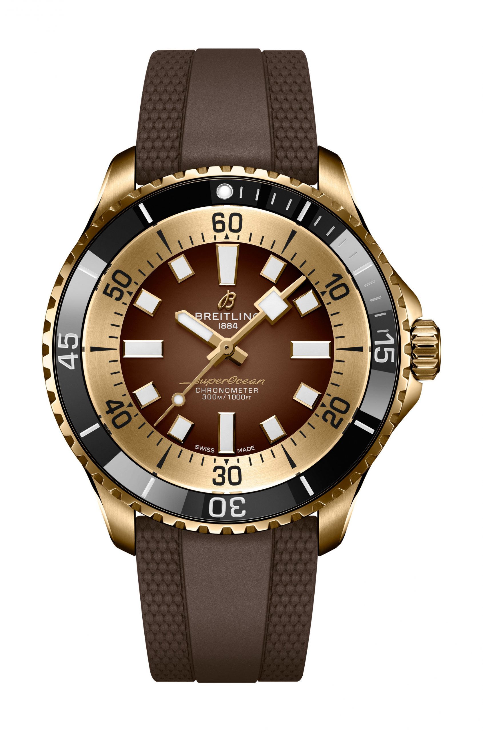 Breitling Superocean Automatic 44 luxury timepiece - detailed view