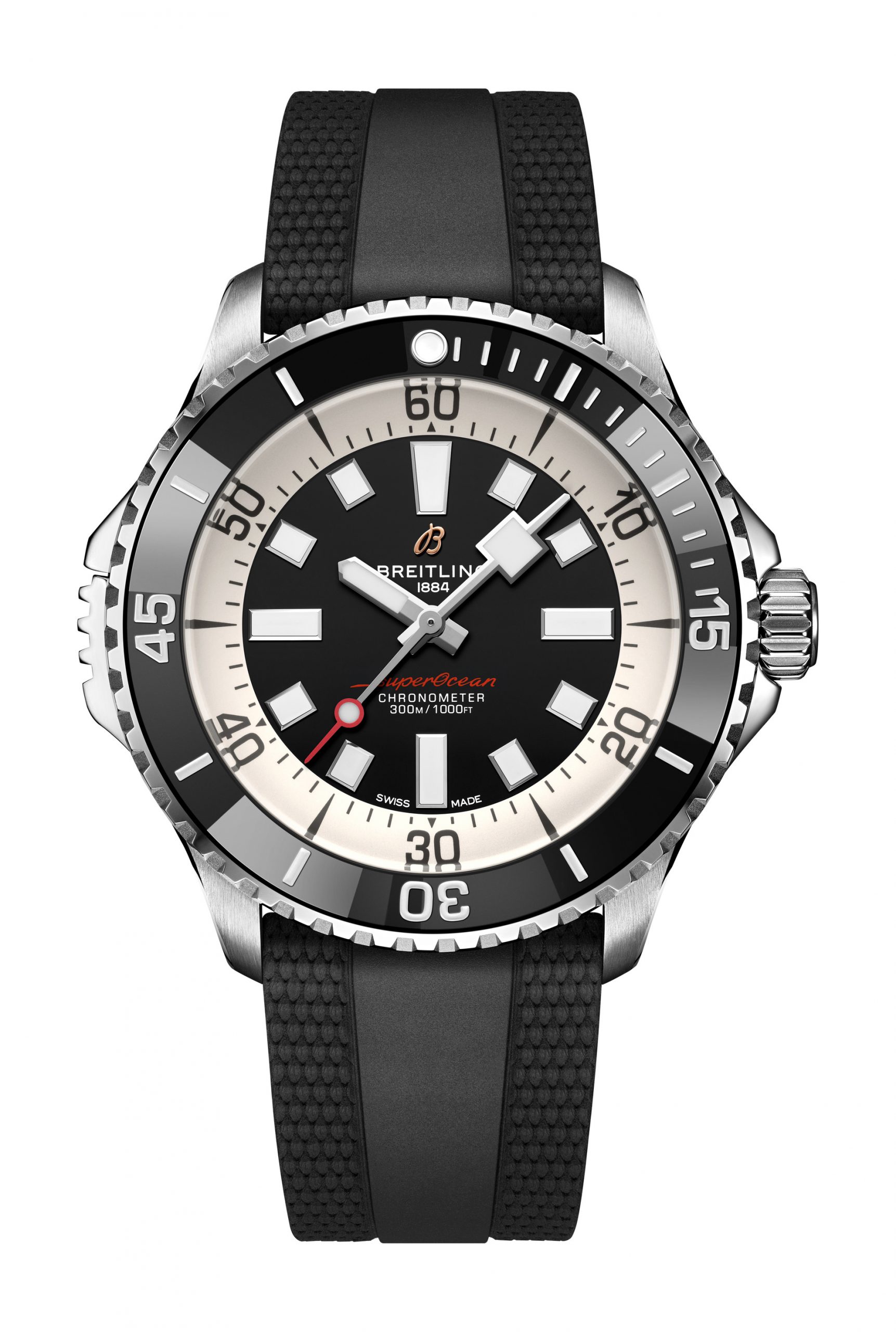 Breitling Superocean Automatic 46 luxury timepiece - detailed view