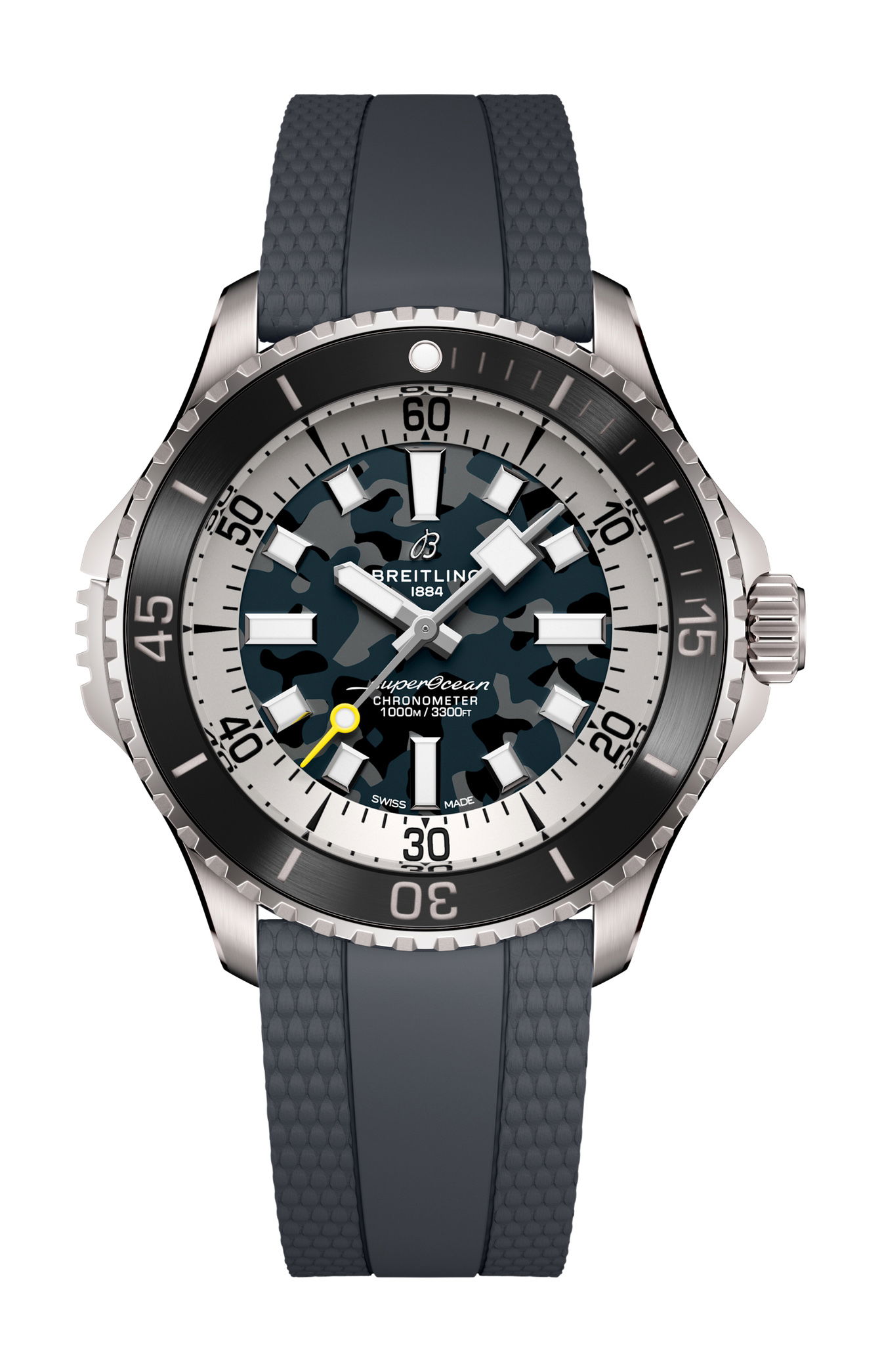Breitling Superocean Automatic 46 Super Diver luxury timepiece - detailed view