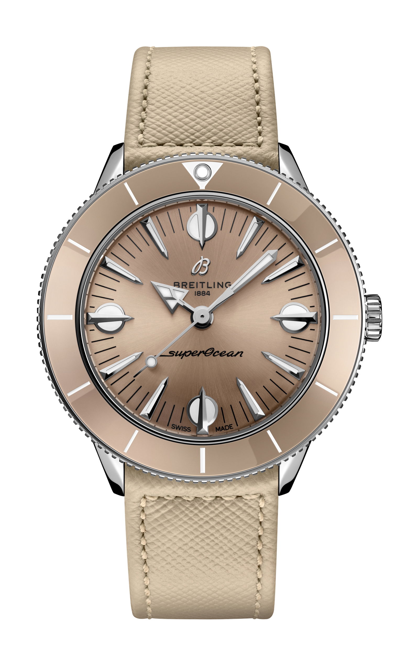 Breitling Superocean Heritage ’57 Pastel Paradise luxury timepiece - detailed view
