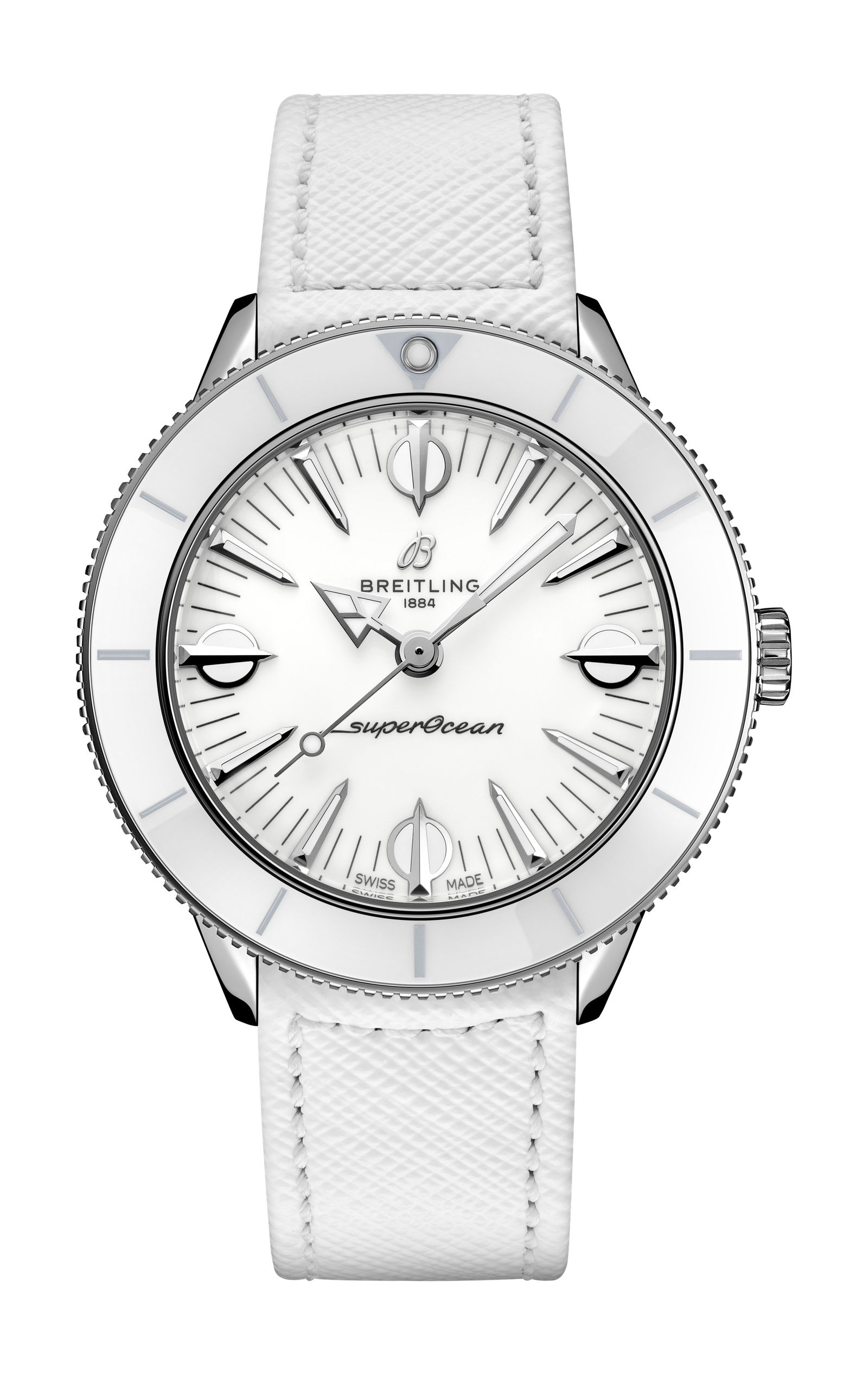 Breitling Superocean Heritage ’57 Pastel Paradise luxury timepiece - detailed view
