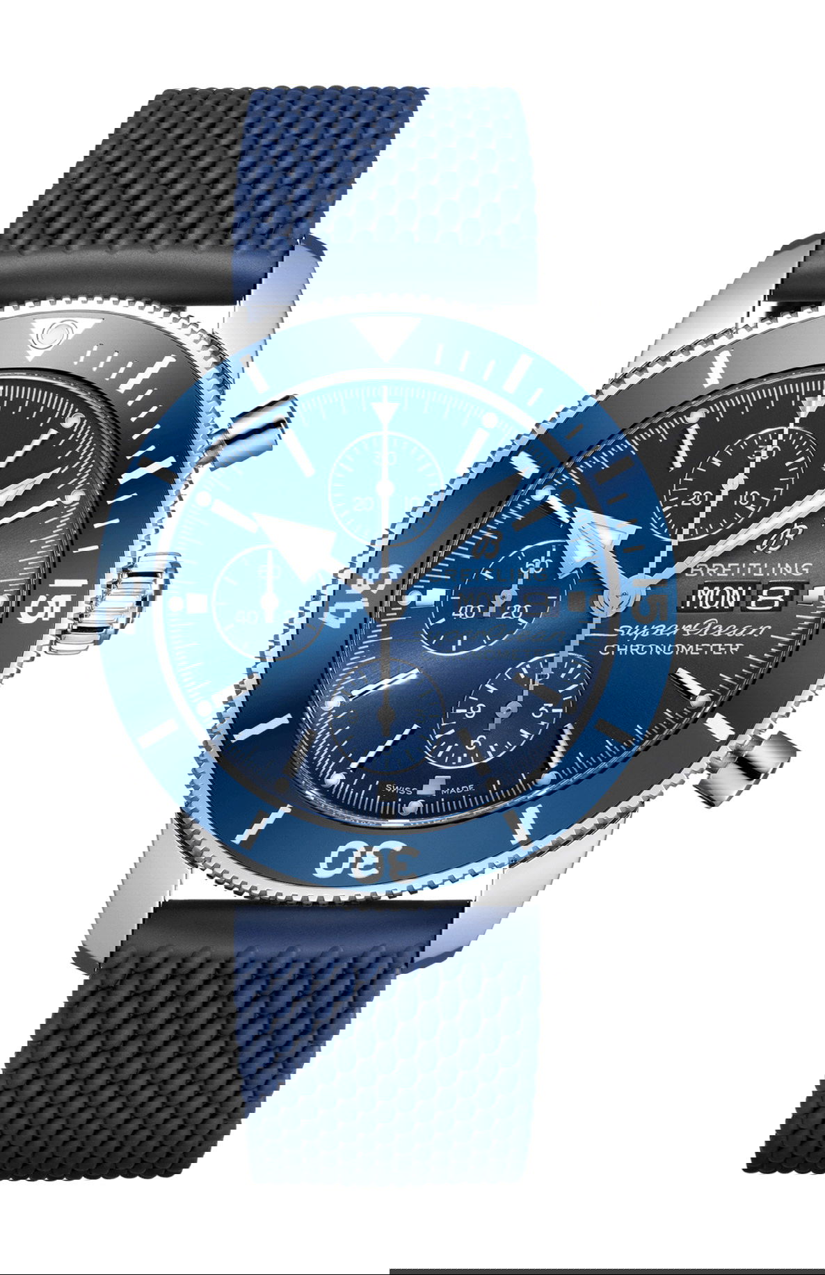 Breitling Superocean Heritage Chronograph 44 luxury timepiece - detailed view
