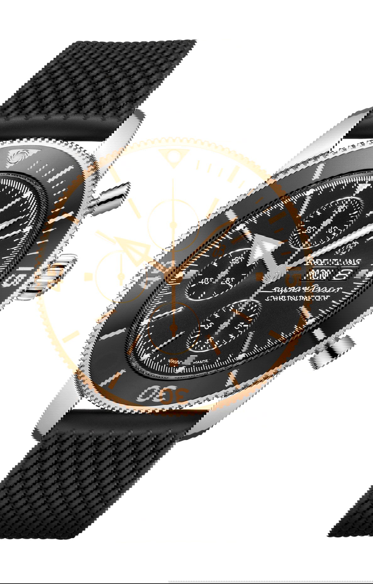 Breitling Superocean Heritage Chronograph 44 luxury timepiece - detailed view