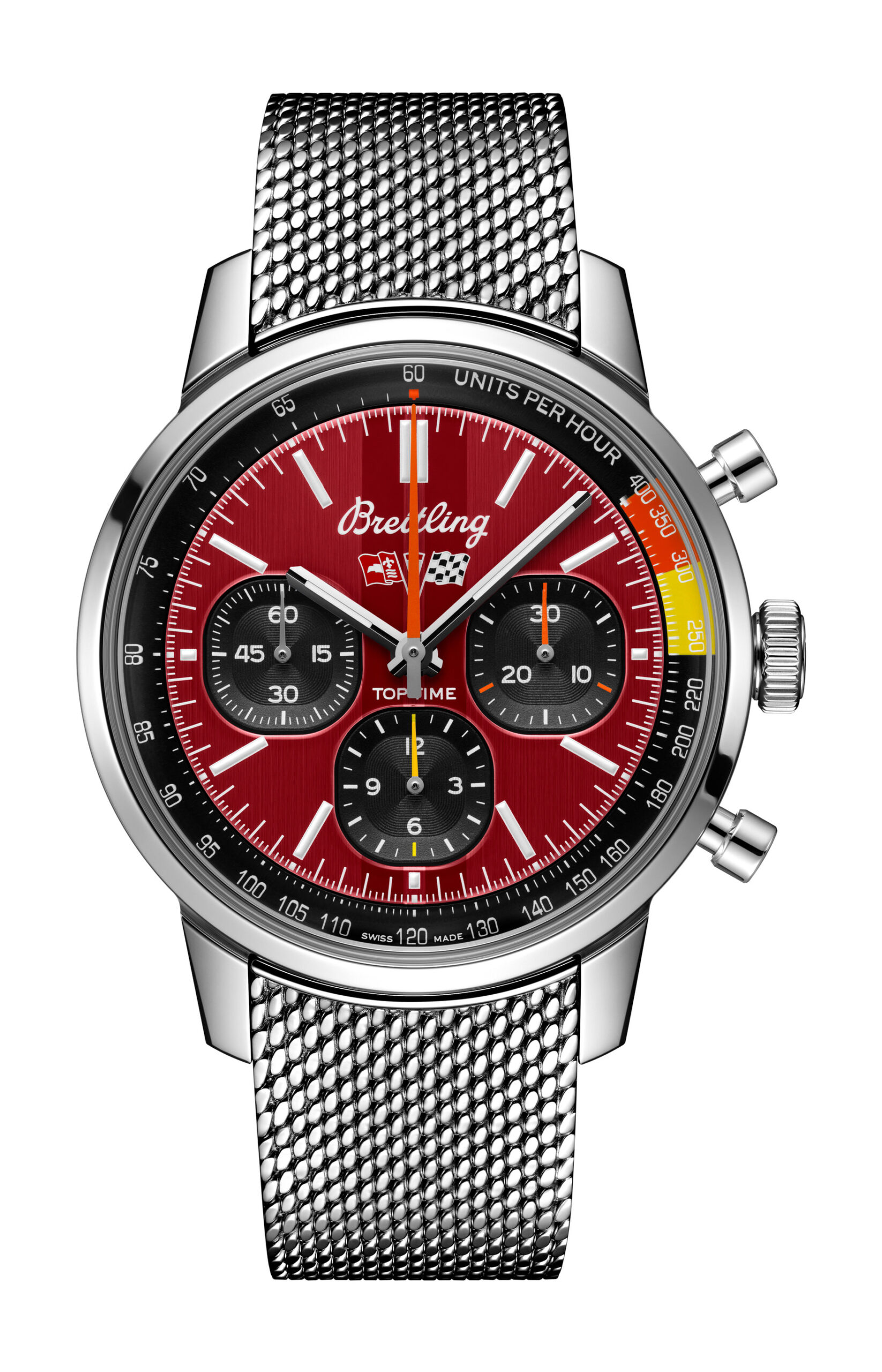 Breitling Top Time B01 Chevrolet Corvette luxury timepiece - detailed view