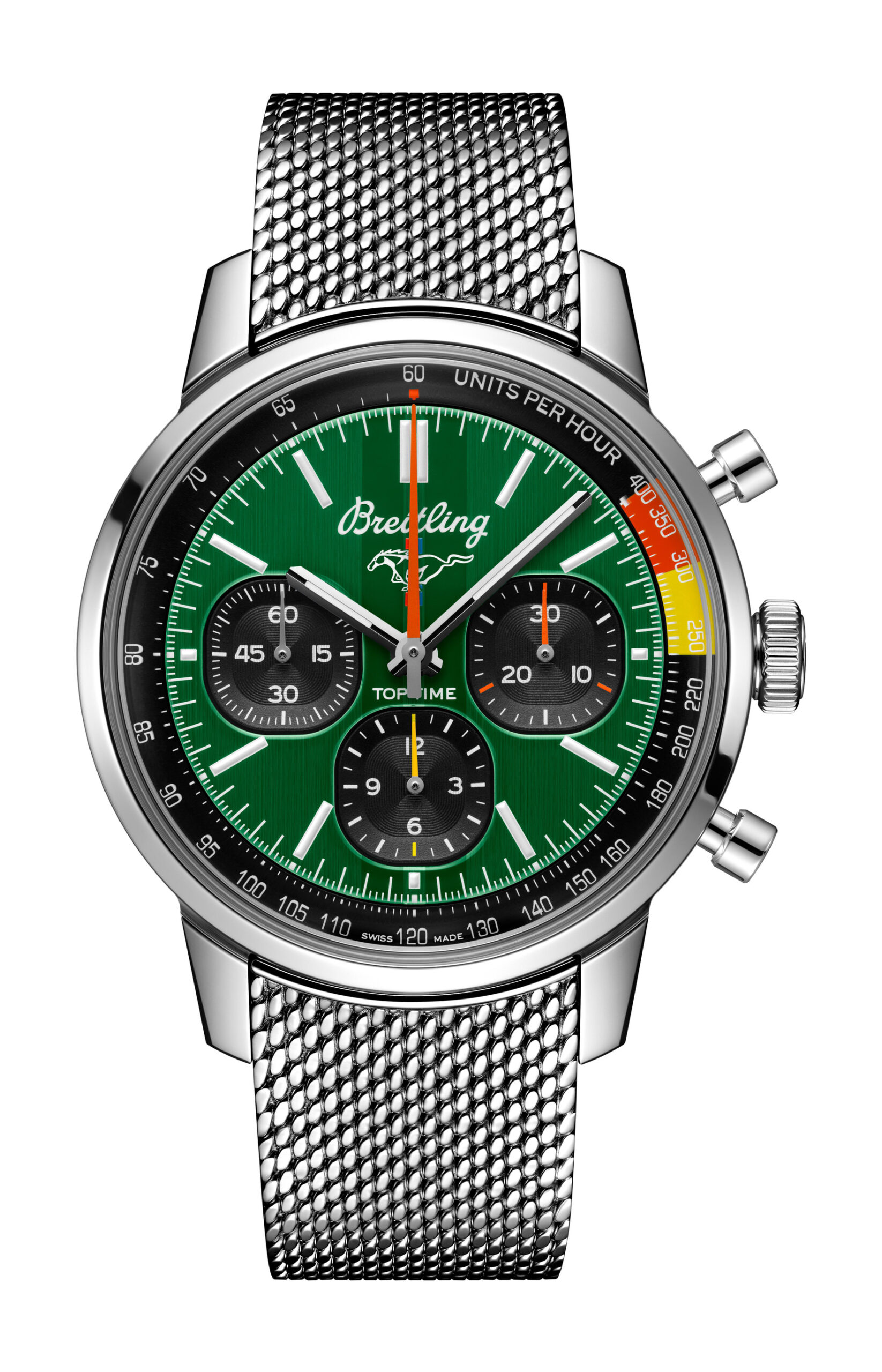 Breitling Top Time B01 Ford Mustang luxury timepiece - detailed view