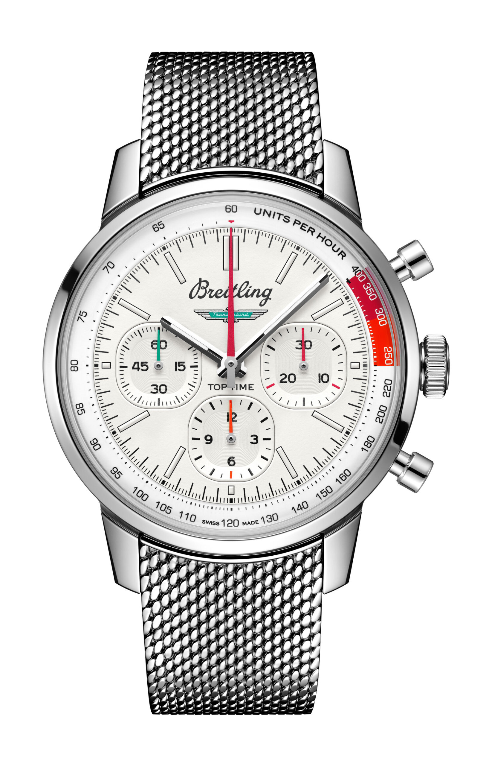 Breitling Top Time B01 Ford Thunderbird luxury timepiece - detailed view