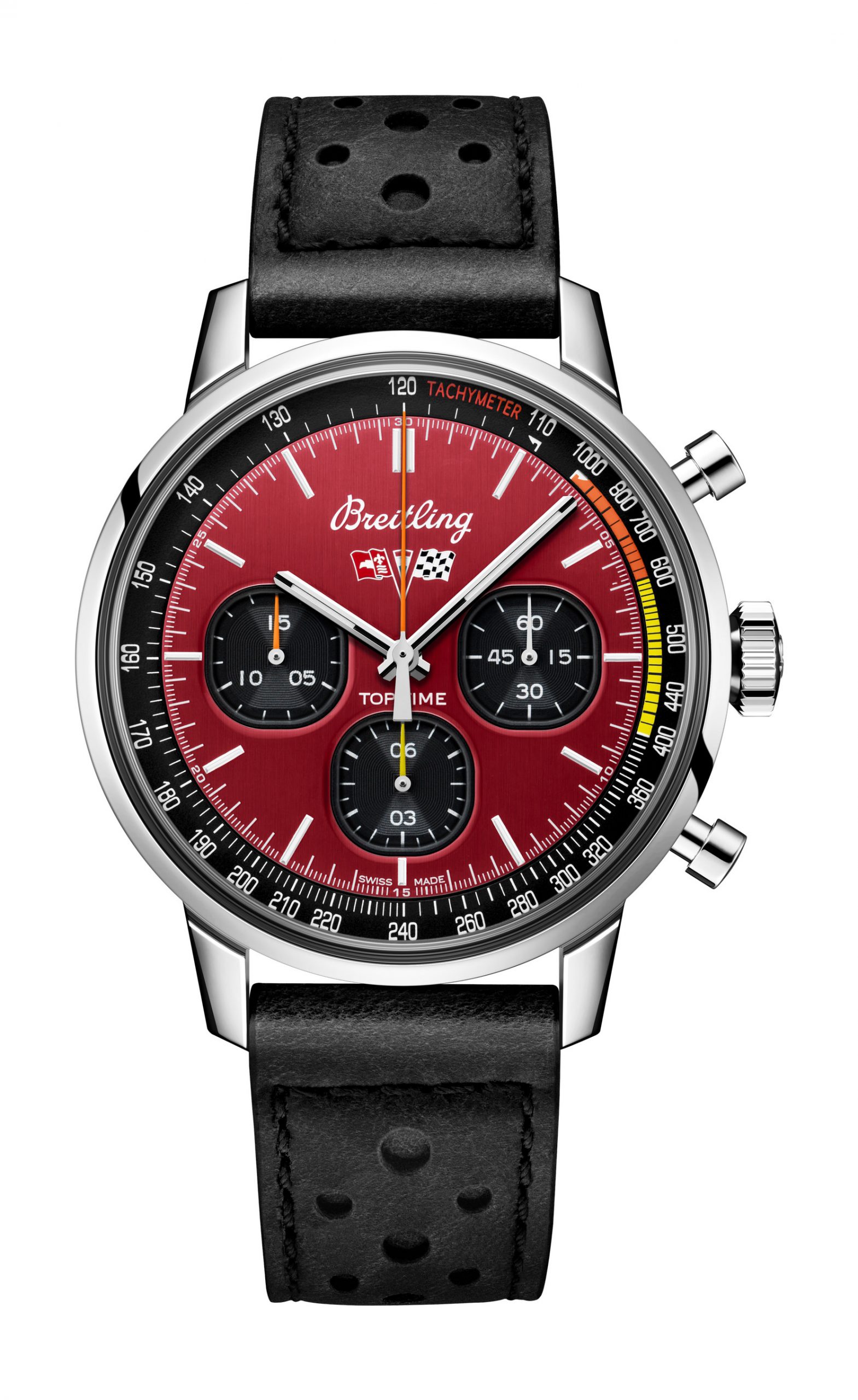 Breitling Top Time Chevrolet Corvette luxury timepiece - detailed view
