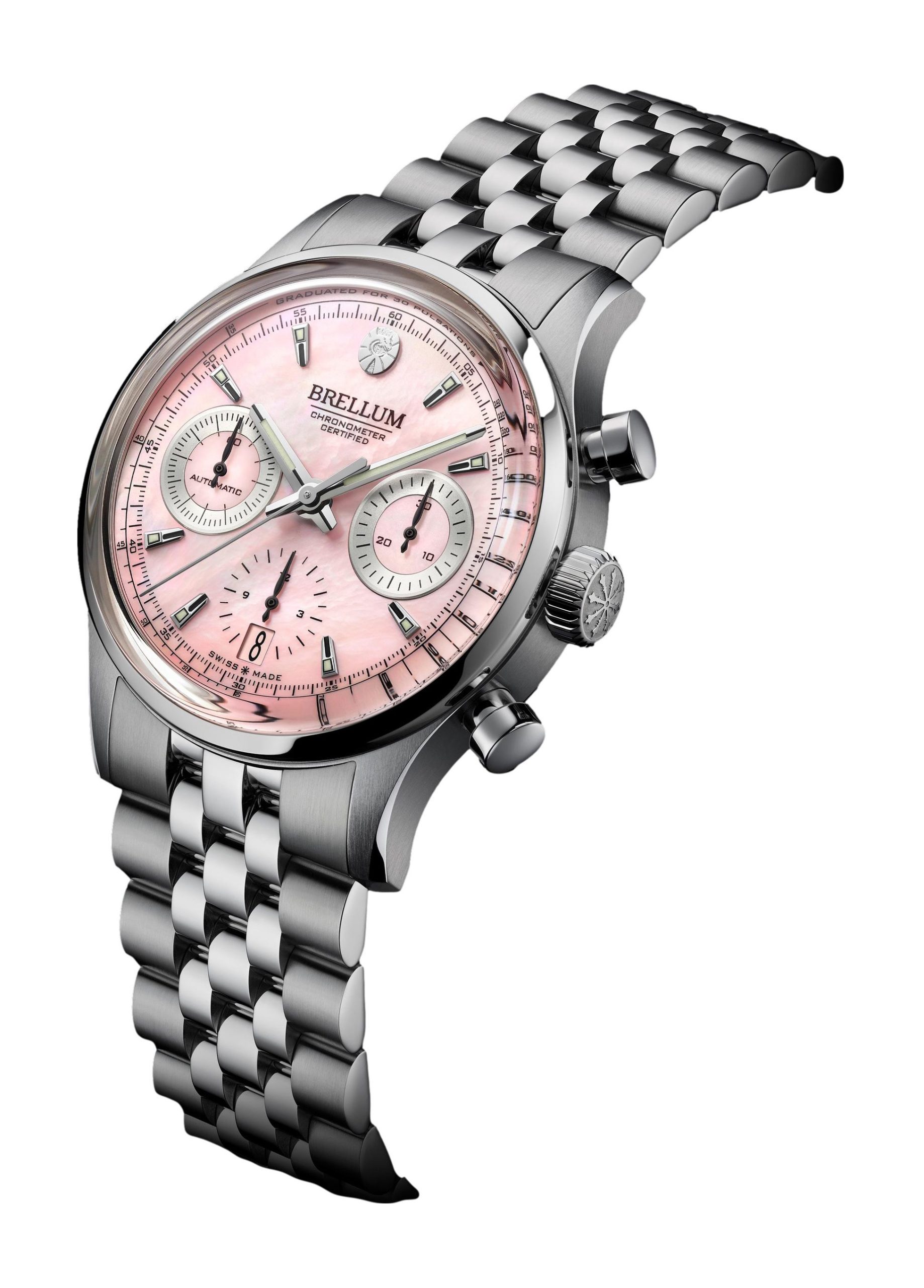 Brellum Duobox 39 Limited Edition Pink watch
