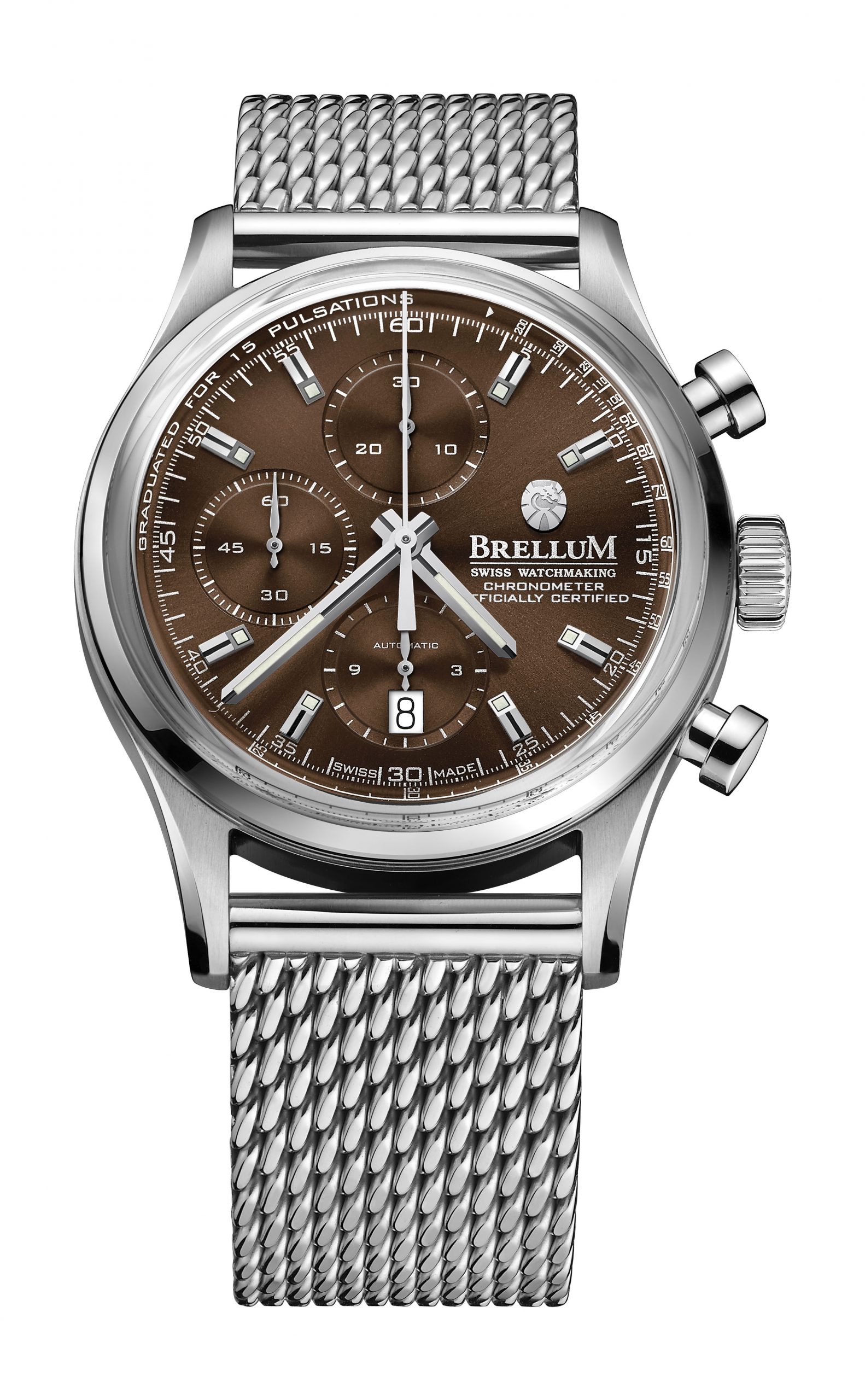 Brellum Duobox Classic Havana watch