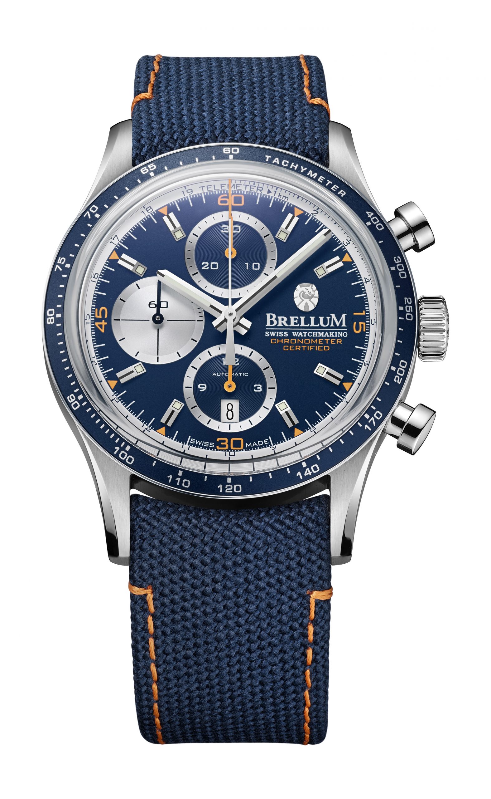 Brellum Pandial Marina luxury timepiece - detailed view