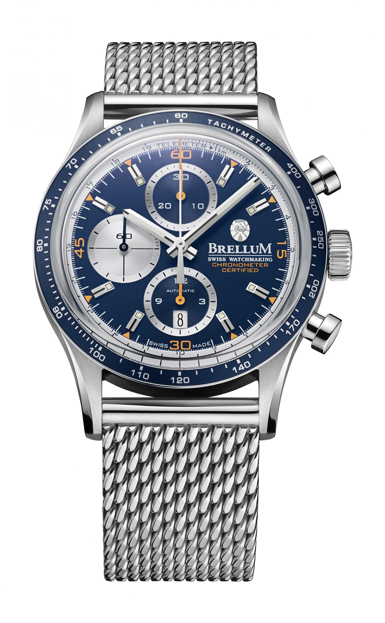 Brellum Pandial Marina luxury timepiece - detailed view