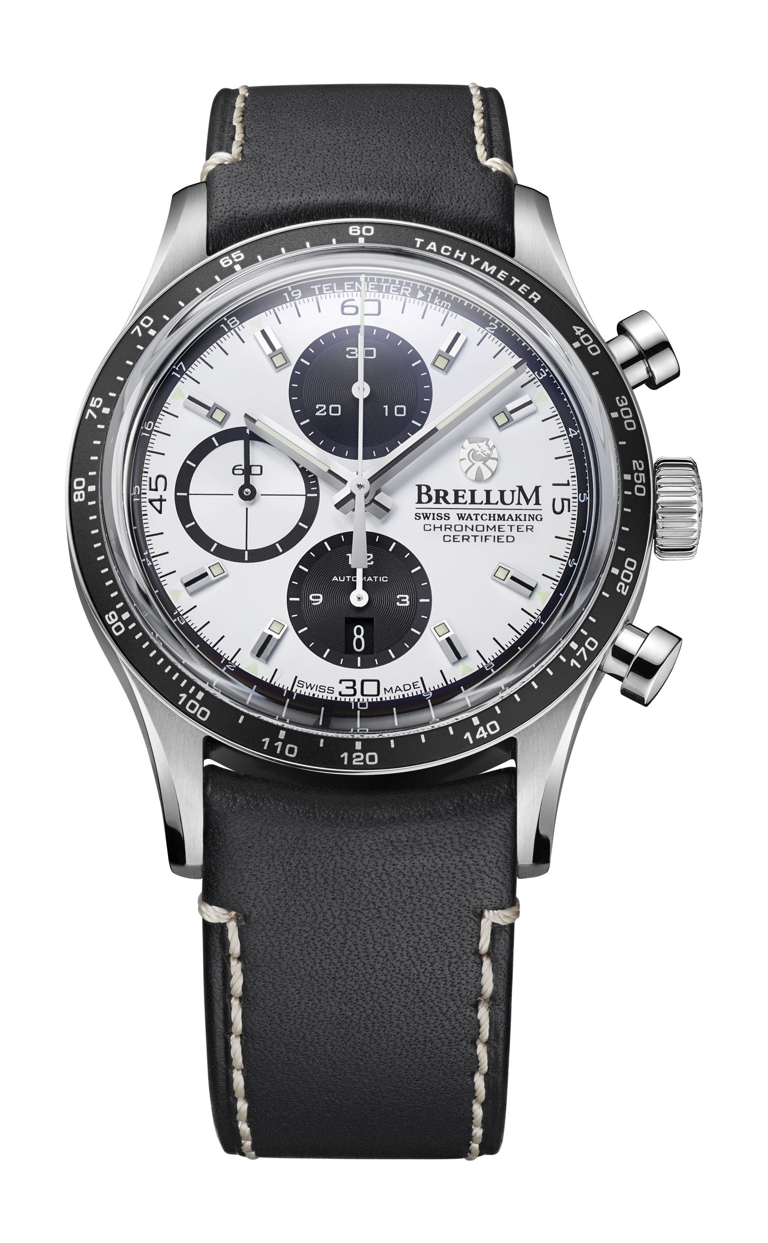 Brellum Pandial Silver luxury timepiece - detailed view