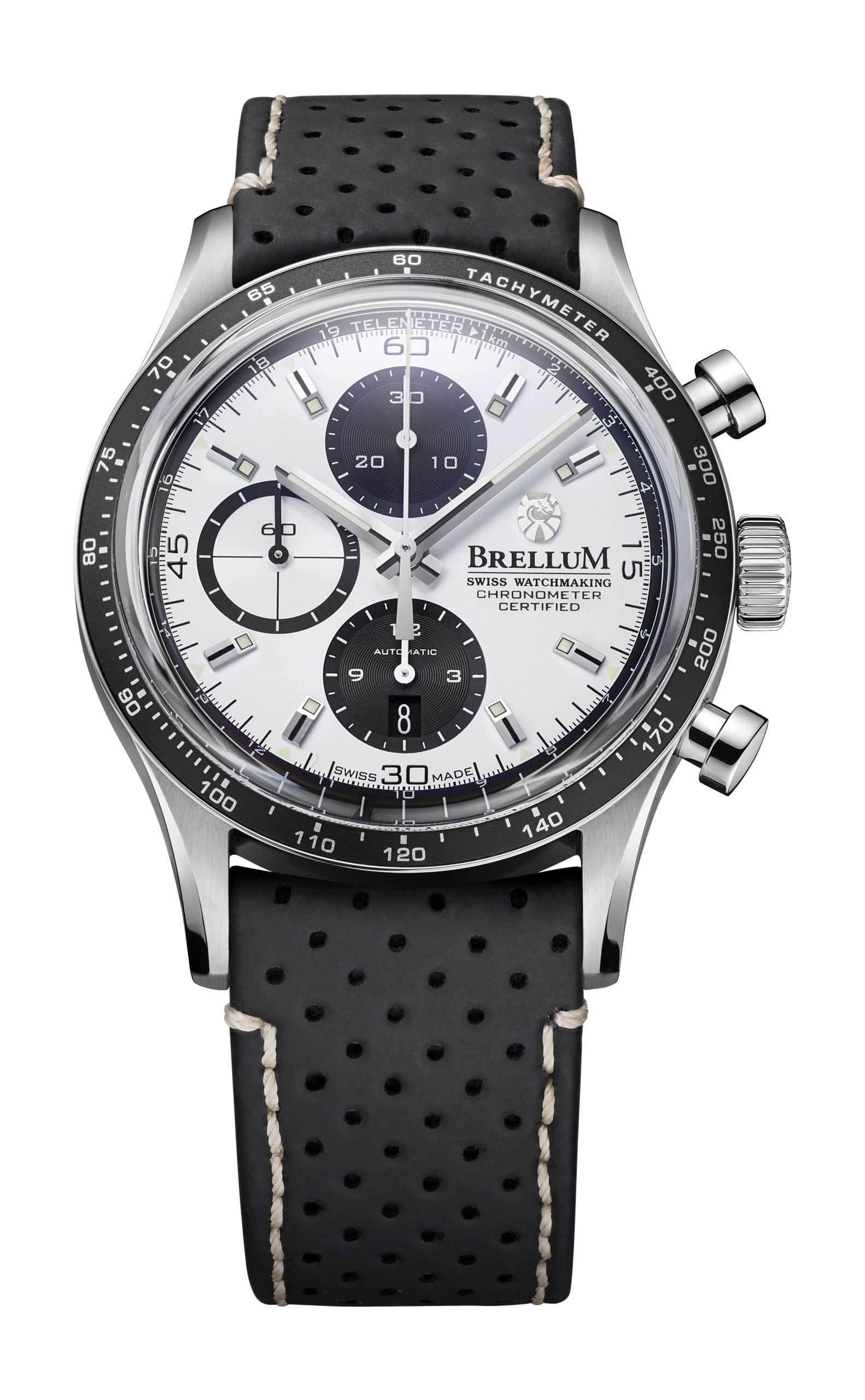 Brellum Pandial Silver luxury timepiece - detailed view