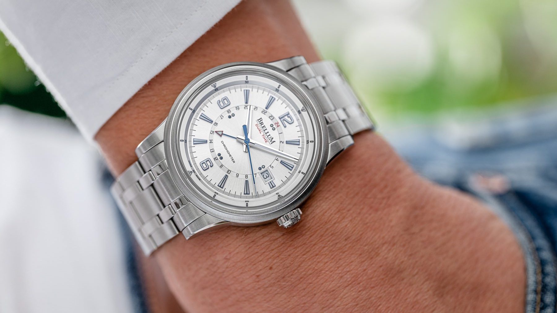 Brellum Wyvern GMT Silver - View 2