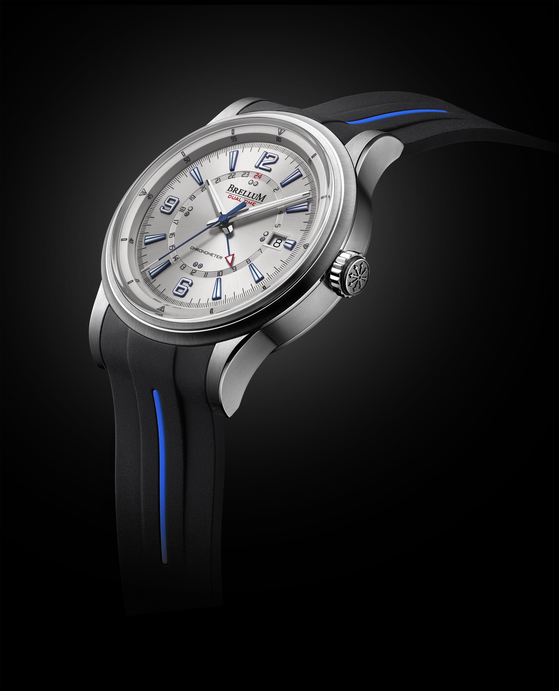 Brellum Wyvern GMT Silver - View 2