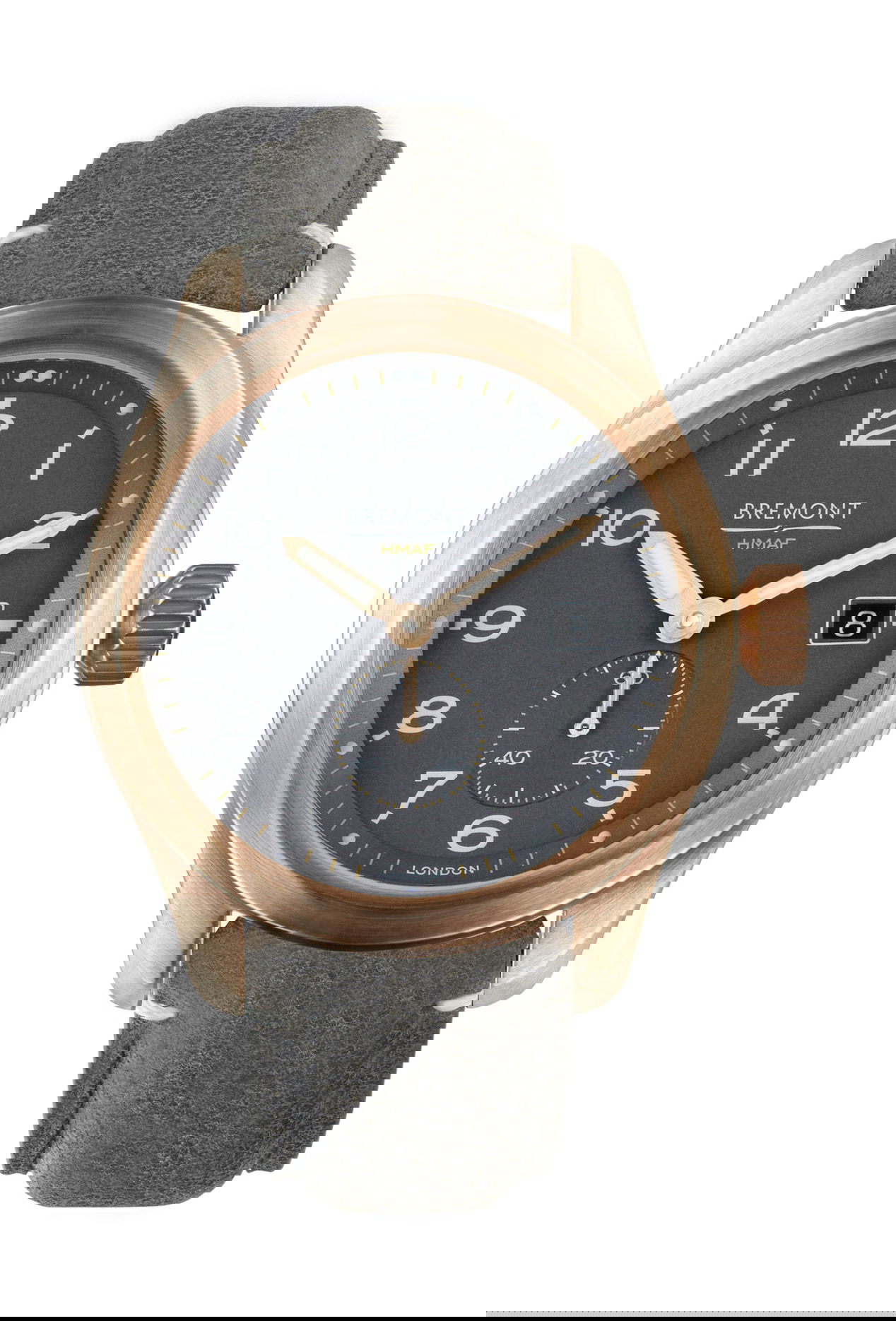 Bremont Broadsword Bronze Slate luxury timepiece - detailed view
