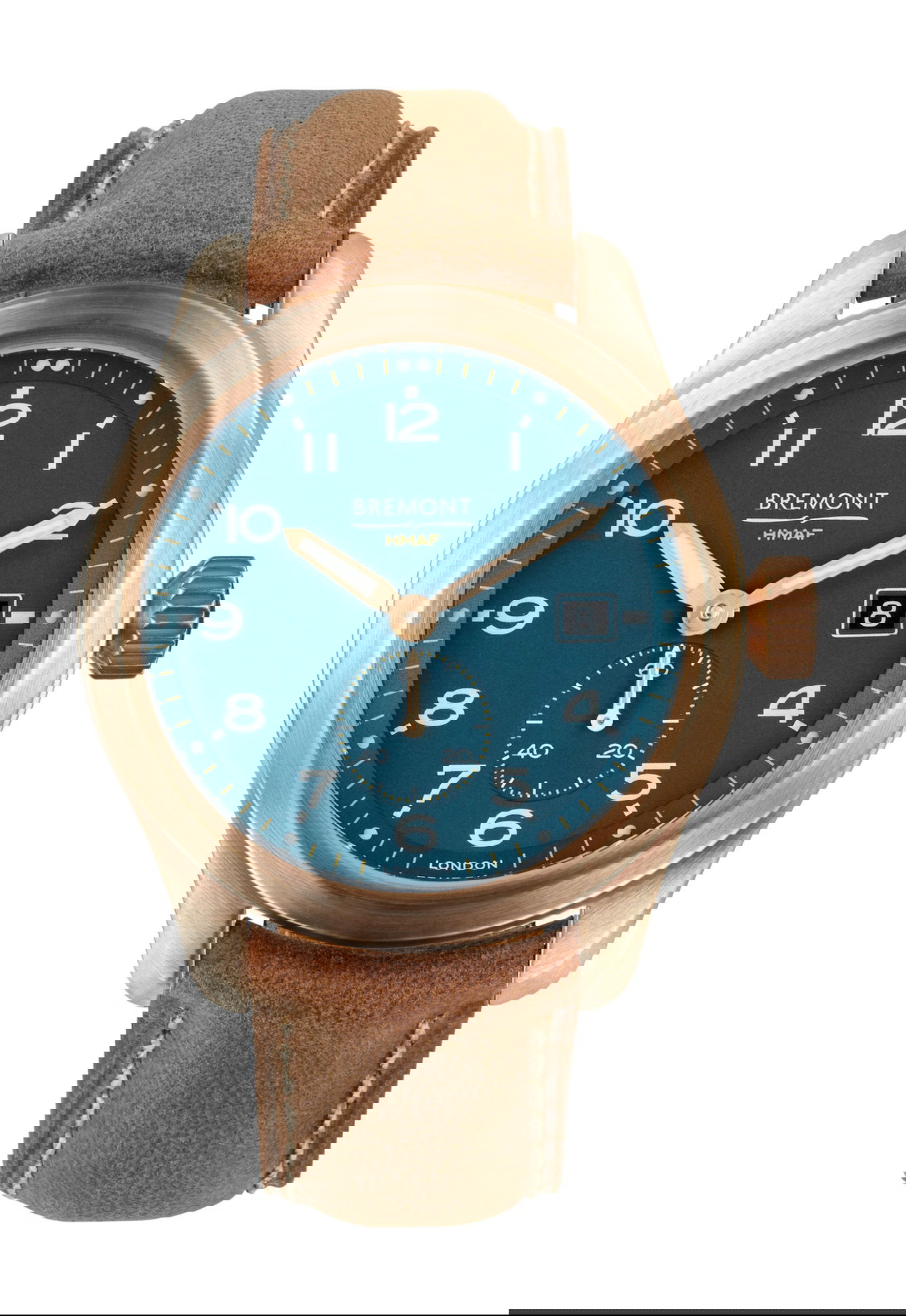 Bremont Broadsword Bronze Sotek luxury timepiece - detailed view