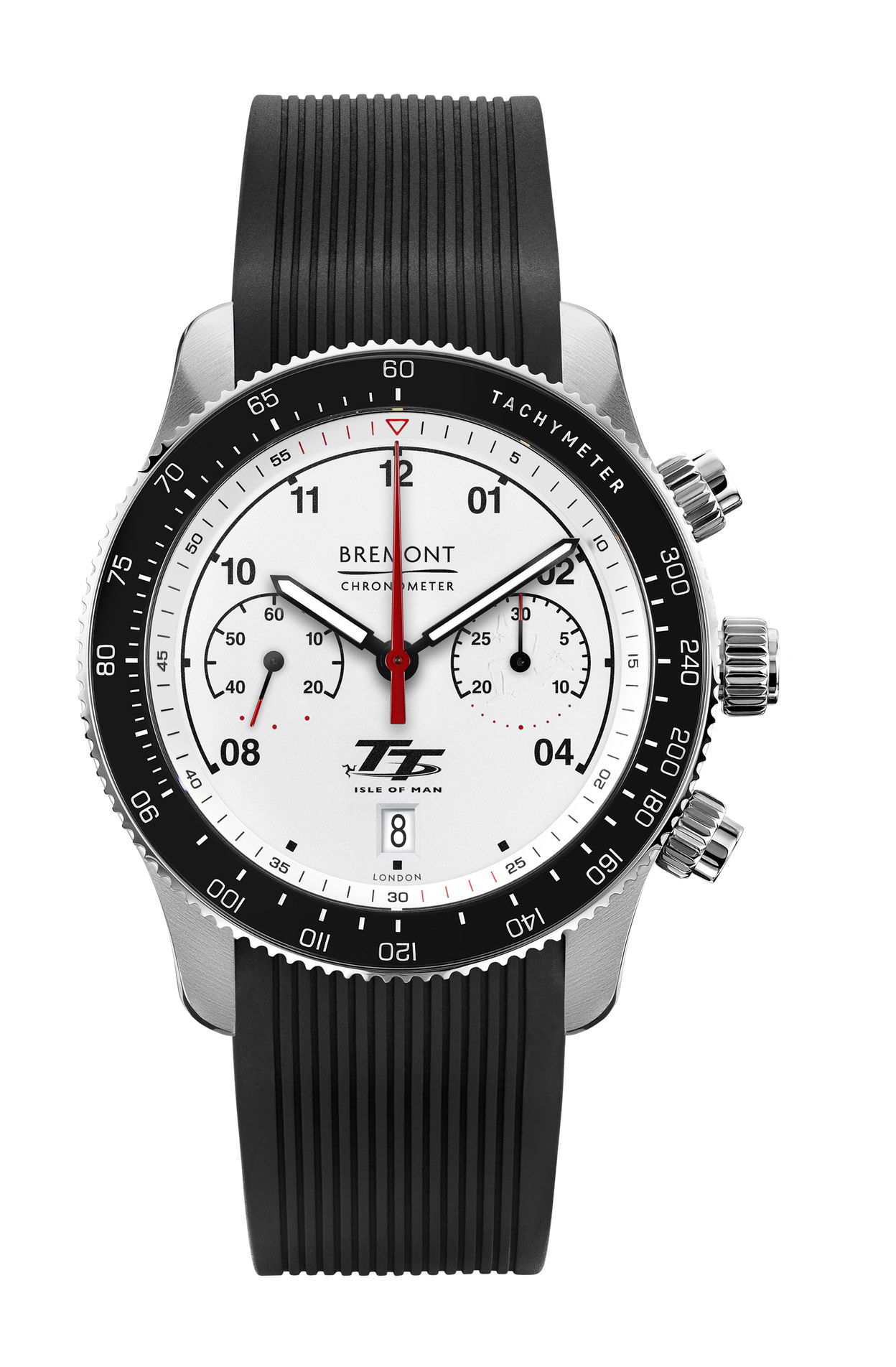 Bremont Isle of Man TT luxury timepiece - detailed view