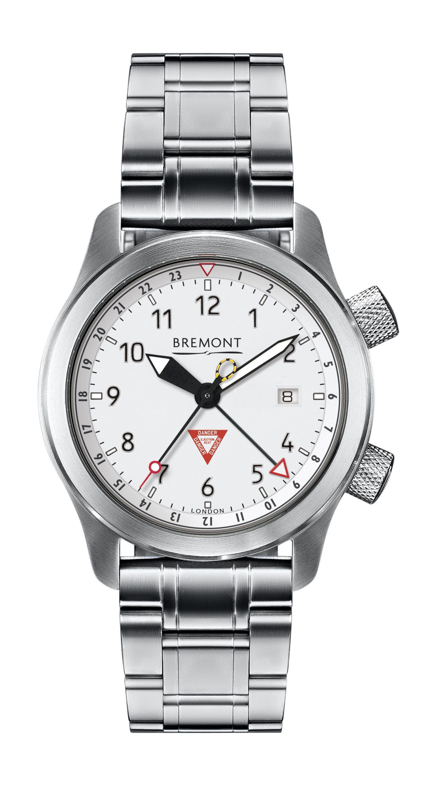 Bremont MB 111 Bracelet 10th Anniversary luxury timepiece - detailed view