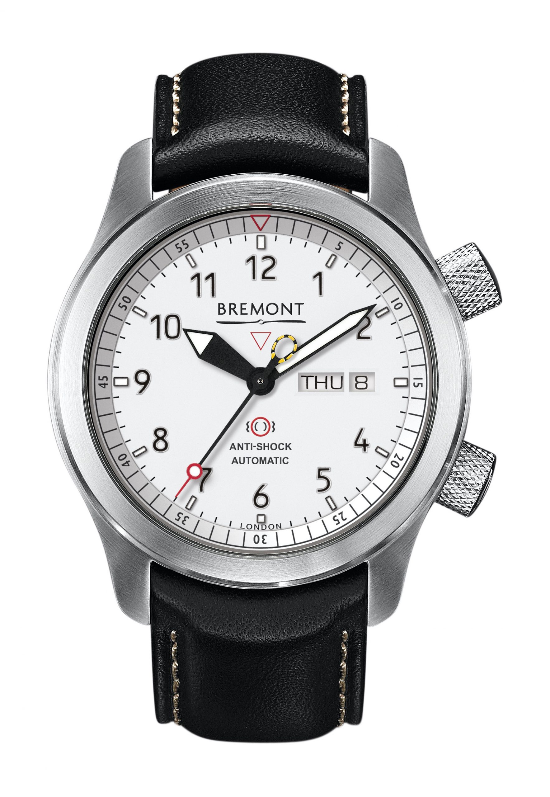 Bremont MBII White luxury timepiece - detailed view
