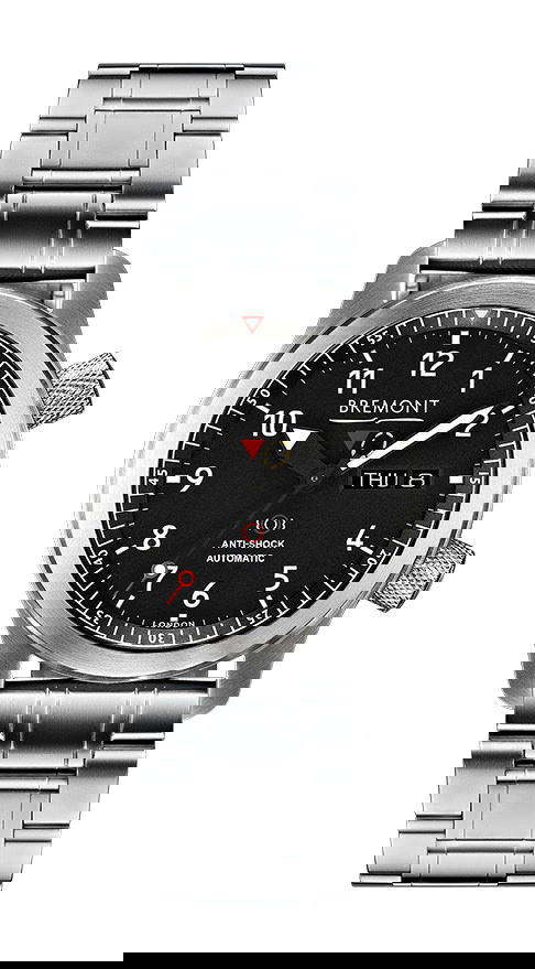 Bremont MBII Black Bracelet luxury timepiece - detailed view
