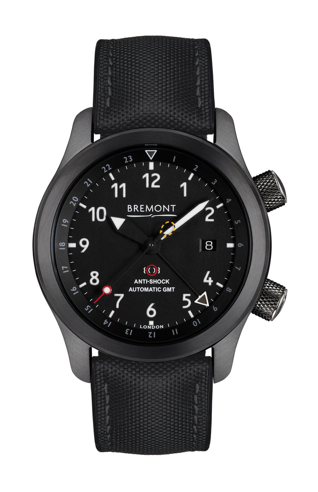 Bremont MBIII Stealth luxury timepiece - detailed view