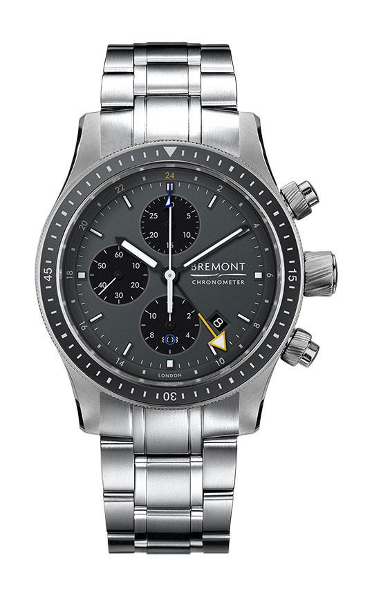Bremont MODEL 247 TI-GMT BRACELET luxury timepiece - detailed view