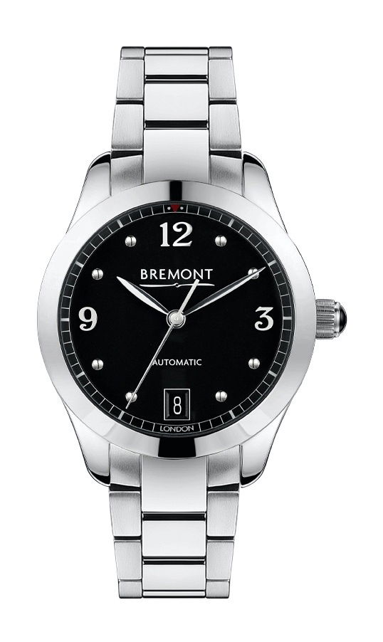 Bremont Solo-34 AJ luxury timepiece - detailed view