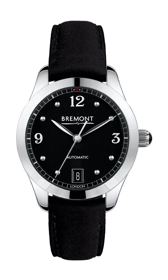 Bremont Solo-34 AJ luxury timepiece - detailed view