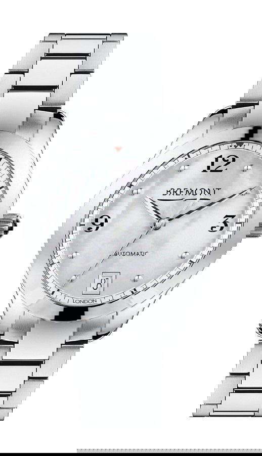 Bremont Solo-34 AJ luxury timepiece - detailed view