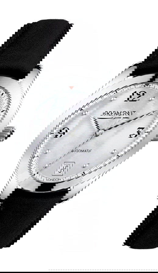 Bremont Solo-34 AJ luxury timepiece - detailed view
