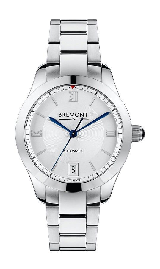 Bremont Solo-34 LC White Bracelet luxury timepiece - detailed view