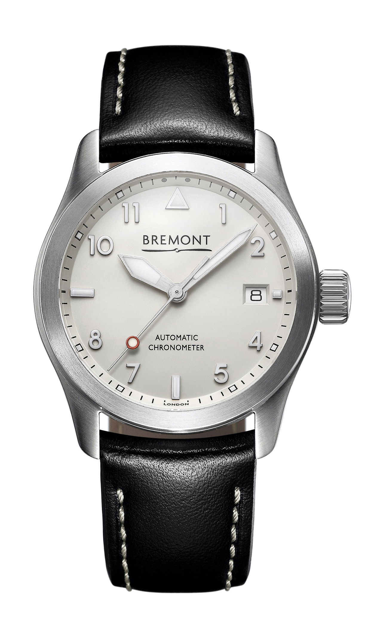 Bremont Solo-37 luxury timepiece - detailed view