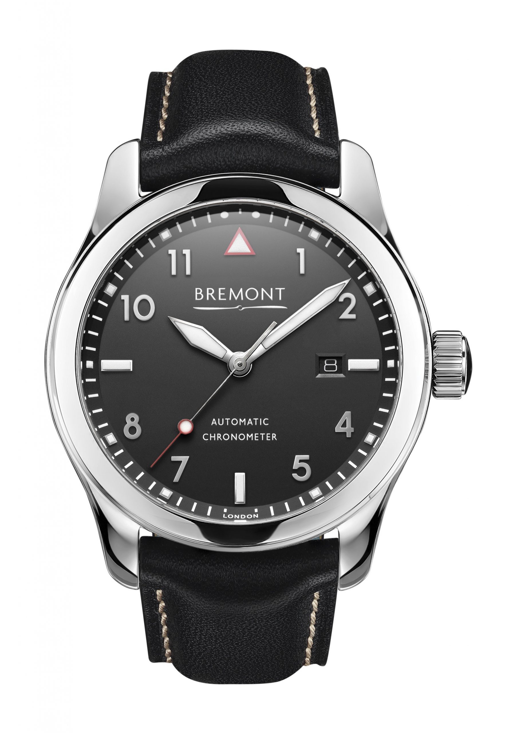 Bremont Solo 43 luxury timepiece - detailed view