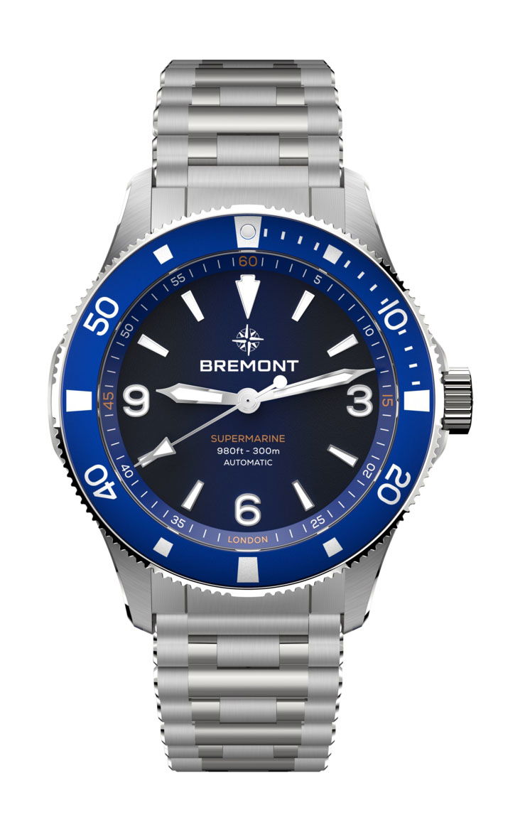 Bremont Supermarine 300M luxury timepiece - detailed view
