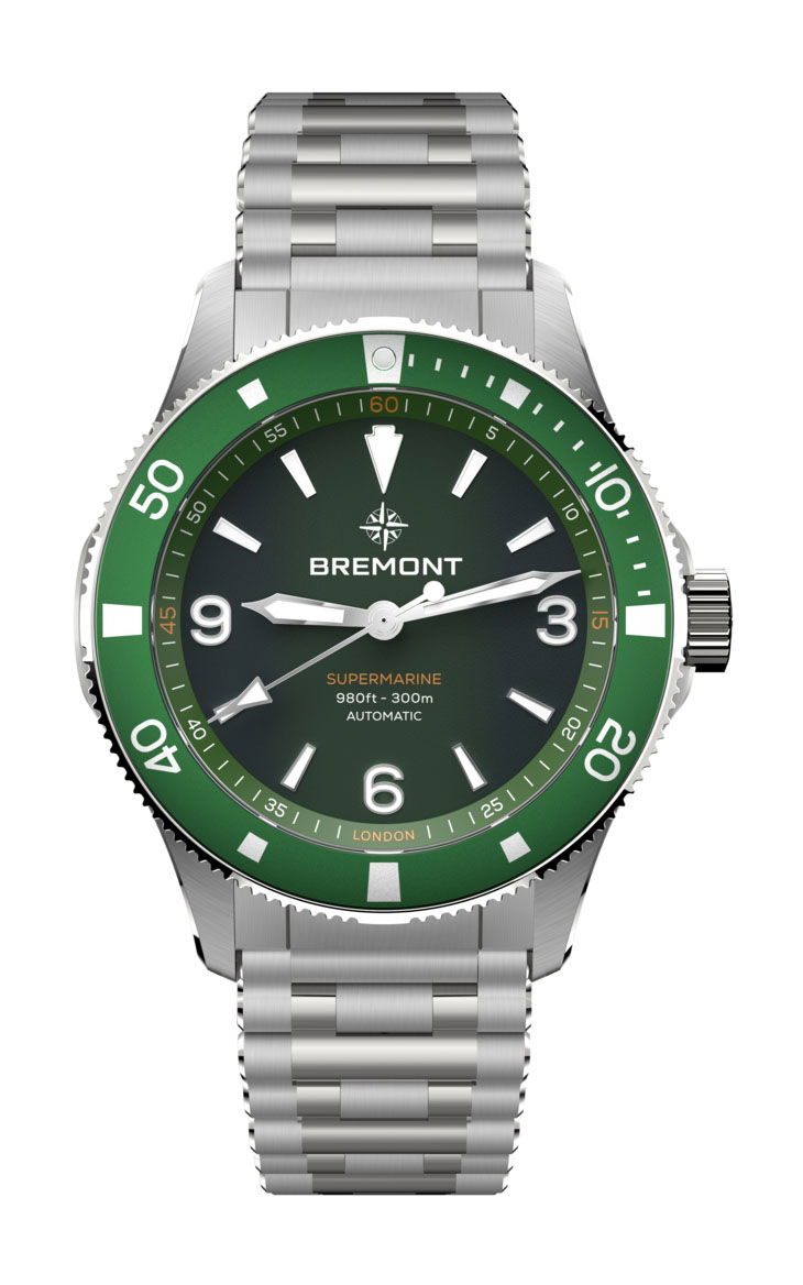 Bremont Supermarine 300M luxury timepiece - detailed view