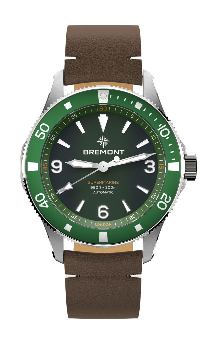 Bremont Supermarine 300M luxury timepiece - detailed view