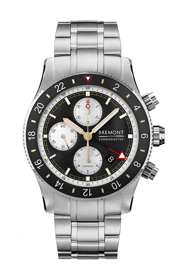 Bremont Supermarine Chrono luxury timepiece - detailed view