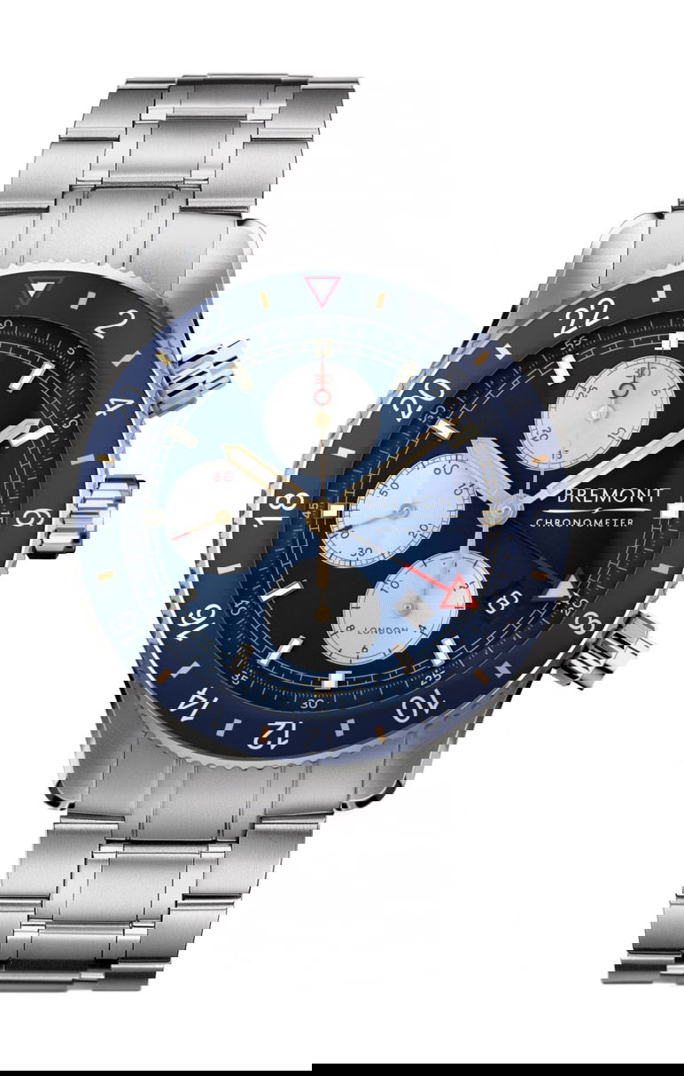 Bremont Supermarine Chrono luxury timepiece - detailed view